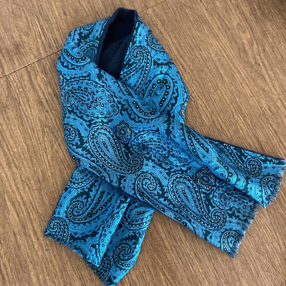 Vintage Zephyr Wool/Silk Reversible  Scarf